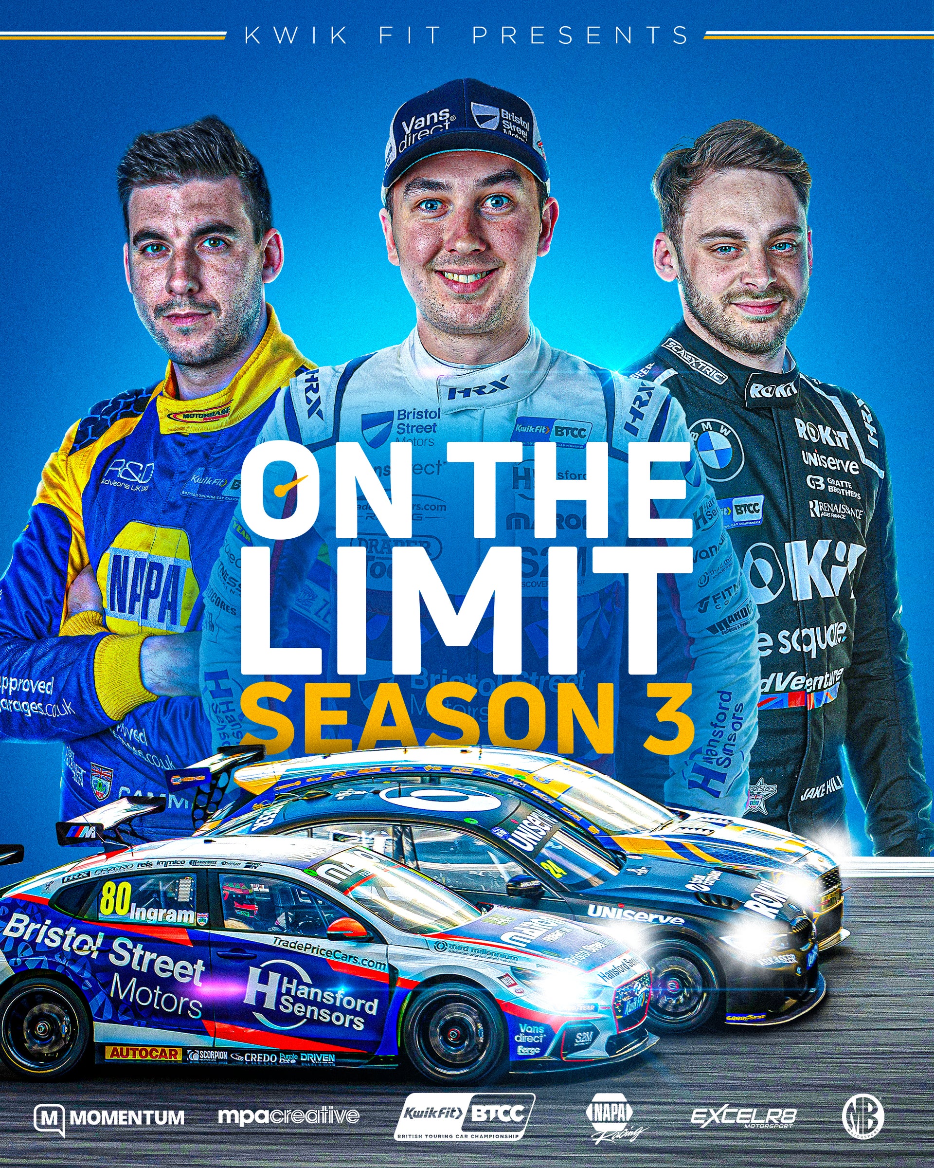 BTCC ON THE LIMIT SEASON 3 - AVAILABLE NOW