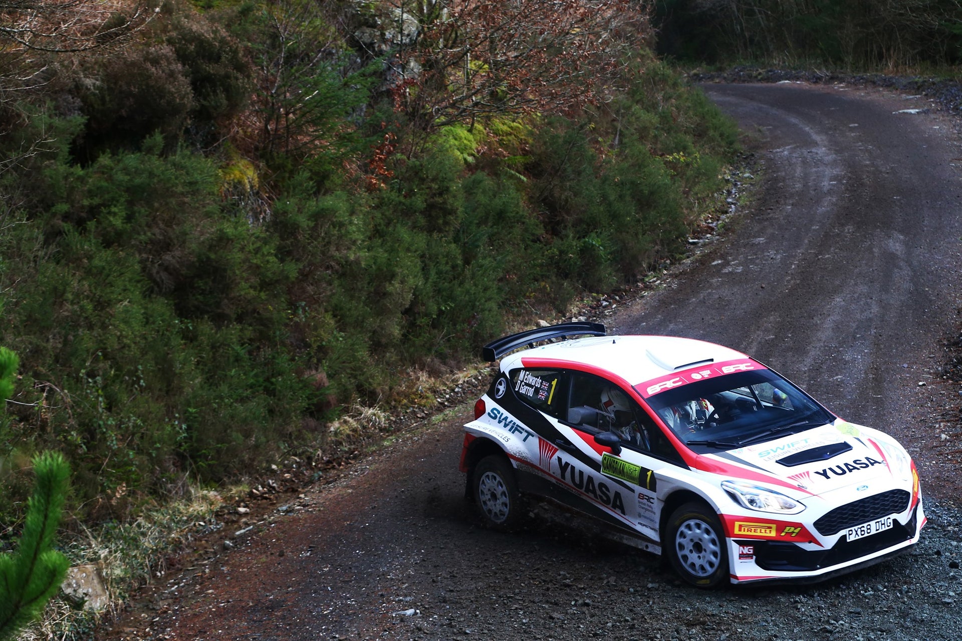 Edwards storms to Cambrian Rally win