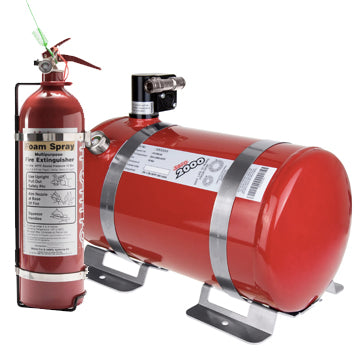 Lifeline 4 Litre Electrical Extinguisher & 2.4 Litre Hand Held Extinguisher