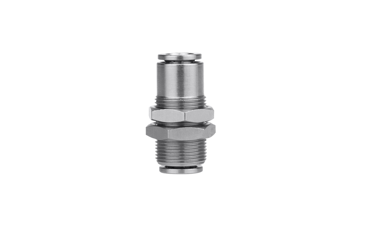 Lifeline Push In Tube 8mm Bulkhead Fitting