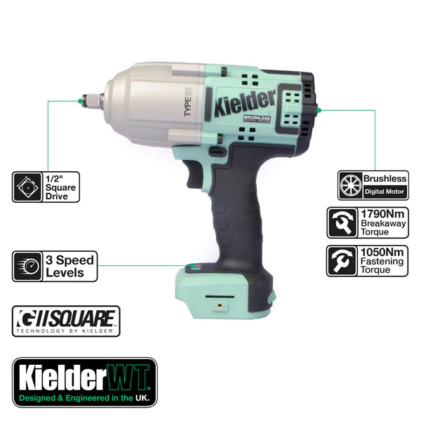 TYPE18 18V 1/2" HIGH TORQUE IMPACT WRENCH (BARE)
