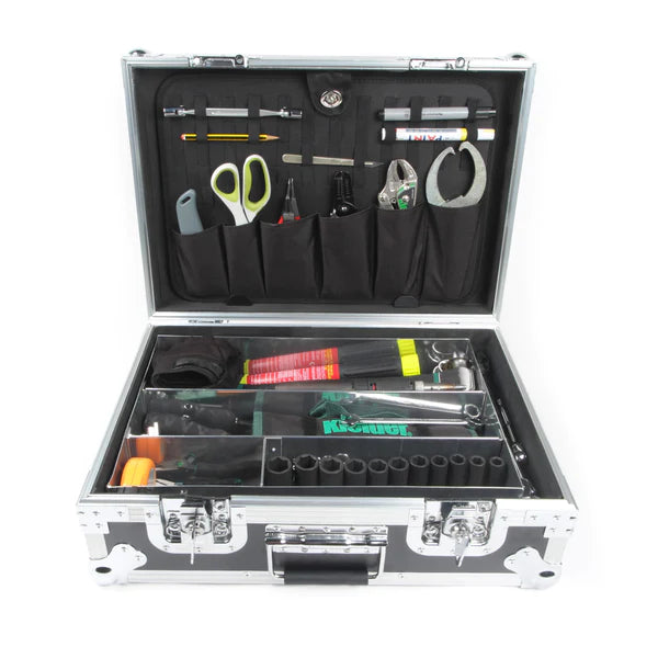 PRO-S MECHANICS TOOL FLIGHT CASE WITH ALUMINIUM TOOL TRAY INSERT