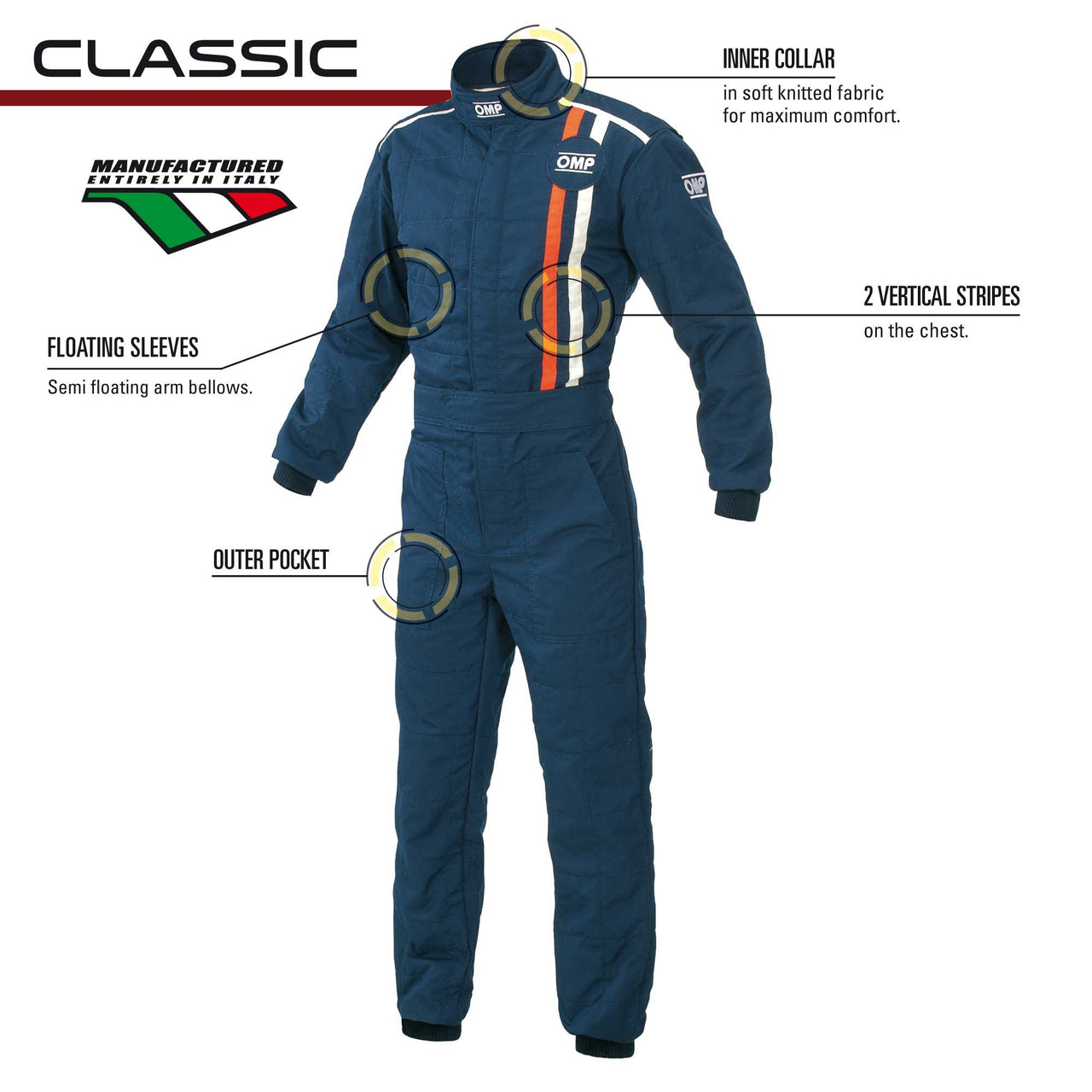 OMP Classic Race Suit